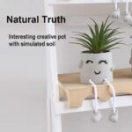 Artificial Succulents in Pots with Hanging Leg - No Care Mini Fake Succulents, B... - Image 6
