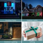GE LED+ Color Changing PAR38 Outdoor LED Light Bulbs with Remote, 15 Watts, Outd... - Image 5