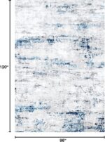 Area Rug Living Room Rugs: 8x10 Large Soft Indoor Carpet Modern Abstract Rug wit... - Image 3