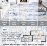 Area Rug Living Room Rugs: 8x10 Large Soft Indoor Carpet Modern Abstract Rug wit... - Image 7