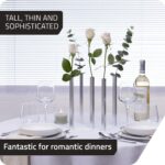 PELEG DESIGN Magnetic Bud Vase Set (Silver) - Unique Home Decor Gift & Modern Ta... - Image 3