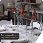 PELEG DESIGN Magnetic Bud Vase Set (Silver) - Unique Home Decor Gift & Modern Ta... - Image 5