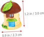 LIOOBO 9pcs Tiny House Ornament Creative Mini Resin Models for Micro Landscape G... - Image 6