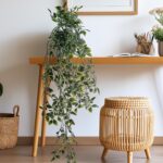 2Pcs Real-Touch Artificial Hanging Mandala Vine with Pot Faux Ivy Plant for Indo... - Image 5