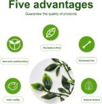 2Pcs Real-Touch Artificial Hanging Mandala Vine with Pot Faux Ivy Plant for Indo... - Image 7