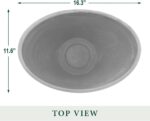 Arcadia Garden Products PSW Pot Collection YB41CT Plastic/Stone/Wood Composite C... - Image 6