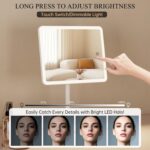 FUNTOUCH Vanity Mirror with Lights, Rechargeable Makeup Mirror with Lights,Smart... - Image 6