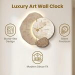 3D Wall Art Decor Clock with LED Light Modern Wabi-Sabi Decorative Wall Clock Si... - Image 8