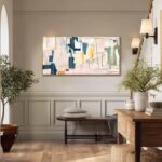 Artexist Large Abstract Canvas Wall Art Pink Painting Yellow Bedroom Decor Navy ... - Image 6