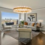 48-Inch Gold Modern Crystal Chandelier, 24 Lights, Large Round 2-Tier K9 Crystal... - Image 4