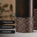 Creative Scents Dublin Brown Vases - Set of 3 Vases - Table Centerpieces for Din... - Image 7