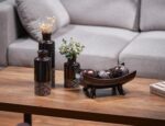 Creative Scents Dublin Brown Vases - Set of 3 Vases - Table Centerpieces for Din... - Image 9