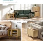 Home Zone Living Stackable Storage Cube End Table with Door or Shelf Options, Mo... - Image 7