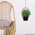 Gardzen 3 Packs Hanging Pots for Plants Outdoor & Indoor, Black Hanging Planter,... - Image 3