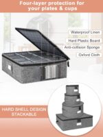Cirhy China Storage Containers 5-Piece Set - Reinforced Hard-Sided Moving Boxes ... - Image 3
