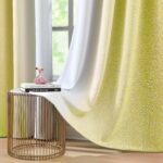 Yellow Ombre Full Blackout Curtains 95 Inches Long for Living Room Bedroom, Ener... - Image 3