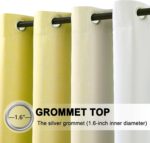 Yellow Ombre Full Blackout Curtains 95 Inches Long for Living Room Bedroom, Ener... - Image 5