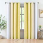 Yellow Ombre Full Blackout Curtains 95 Inches Long for Living Room Bedroom, Ener... - Image 9