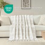 Boho Knitted Chenille Blanket with Tassels - Lightweight & Soft All-Season Throw... - Image 8