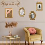 Vicenpal 3 Pcs Tiny Picture Ornate Frames 2.5 x 3.5 Inch Small Vintage Oval Pict... - Image 5