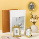 Vicenpal 3 Pcs Tiny Picture Ornate Frames 2.5 x 3.5 Inch Small Vintage Oval Pict... - Image 7