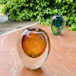 Crystal Vase, Modern Decorative Vase, Minimalist Floral Vase, Light Luxury Style... - Image 5