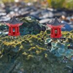 ABOOFAN 4pcs Zen Garden Accessories Miniature Pagoda Statues Six Corner Pavilion... - Image 8