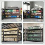 Letaya 71.3" W Metal Storage Shelves,5000LBS Heavy Duty Garage Shelving Units, 4... - Image 7