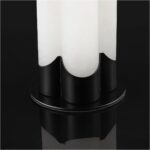 SAFAVIEH Couture Lighting Collection Chavez Alabaster/Black 28-inch Bedroom Livi... - Image 6