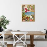 Amanti Art Framed Canvas Wall Art 24x18 Birds in the Garden II by Karen Fields, ... - Image 7