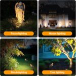 LUTEC Solid Brass Low Voltage Landscape Lighting, 12V Heavy Duty Waterproof Land... - Image 8
