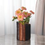 Guichifun Book Shaped Vase for Flowers - Resin Decorative Vase Classical Fake Bo... - Image 3
