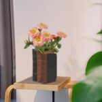 Guichifun Book Shaped Vase for Flowers - Resin Decorative Vase Classical Fake Bo... - Image 6