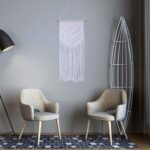 RLoncomix Macrame Wall Hanging Boho Art Hand Woven Geometric Tassel Chic Home Ap... - Image 5