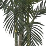 Nearly Natural 6.5ft Artificial Golden Cane Palm Tree, Lifelike Silk Indoor Palm... - Image 4