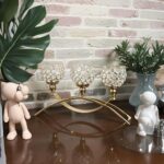 Vidisan Crystal Candle Holders,3 Arms Table Candelabras,Buffet Cabinet Candelabr... - Image 6