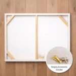 ICE ARMOR Large Abstract Canvas Wall Art 24x36 Inch Black and Golden Color Lines... - Image 3