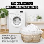 Queen Size Fitted Sheet Only White, 100% Egyptian Cotton 600 Thread Count, 16" D... - Image 8