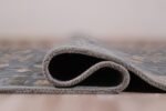 Old Hand Made Floral Blue Tulip Traditional Persian Oriental Woolen Area Rugs (1... - Image 8