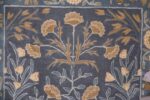 Old Hand Made Floral Blue Tulip Traditional Persian Oriental Woolen Area Rugs (1... - Image 9