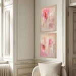 Abstract Modern Watercolor Painting Wall Art Minimalist Abstract Art Vibrant Abs... - Image 4