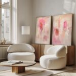 Abstract Modern Watercolor Painting Wall Art Minimalist Abstract Art Vibrant Abs... - Image 6