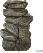 Sunnydaze Tabletop Water Fountain - 15-Inch 6-Tier Relaxing Indoor Desktop Water... - Image 8