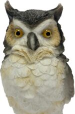 Nature's Mark Wise Owl on Stack of Books Figurine – 6.1" Realistic Owl Statue – ... - Image 3