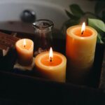Natural Beeswax Candles Set of 6, Handmade Beeswax Pillar Candles Set, 6 Sizes, ... - Image 4