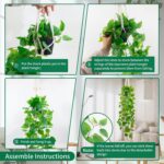Fake Pothos in Rope - Hanging Pot, Artificial Pothos Plants for Home Decor Indoo... - Image 5
