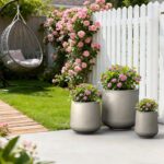 Kante 15.3"+11.6"+8.2" Dia Round Concrete Planter, Large Outdoor Indoor Planter ... - Image 6