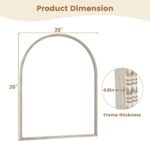 WallBeyond White&Gold Vintage Mirror for Vanity 28x36 Inch, Gold Antique Mirror ... - Image 9