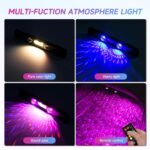 Car Led Lights Interior Wireless with Remote RGB Sound Control, USB Charge & Atm... - Image 4