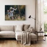 Smile Art Design 11x17'' Custom Canvas Prints, Personalized Wall Art, Photo Canv... - Image 3